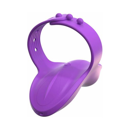 Fantasy For Her Rechargeable Adjustable Silicone Her Finger Vibe Purple - Image 3