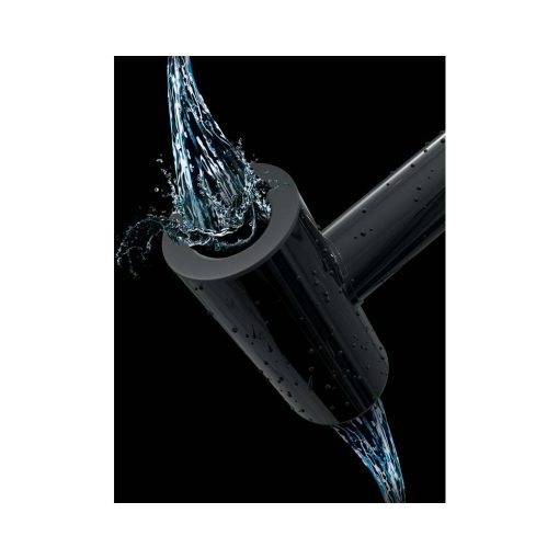 Pdx Elite Hydrobator Rechargeable Silicone Vibrating Aquatic Stimulation Stroker Black - Image 12