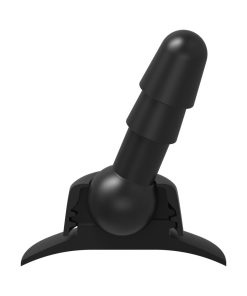 Vac-U-Lock - Deluxe 360° Swivel Suction Cup Plug- Black