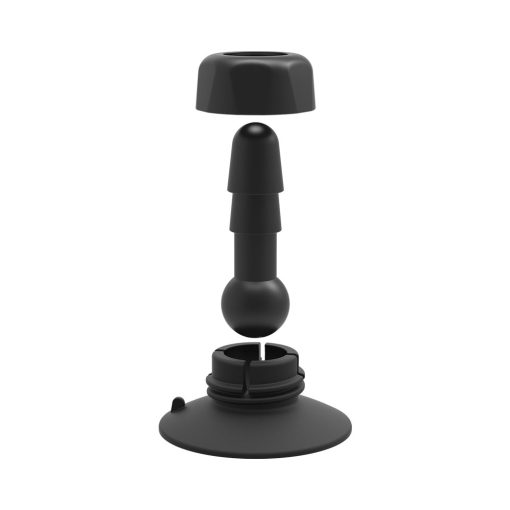 Vac-U-Lock - Deluxe 360° Swivel Suction Cup Plug- Black - Image 7