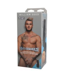 Man Squeeze - William Seed - Ultraskyn Stroker - Ass Vanilla