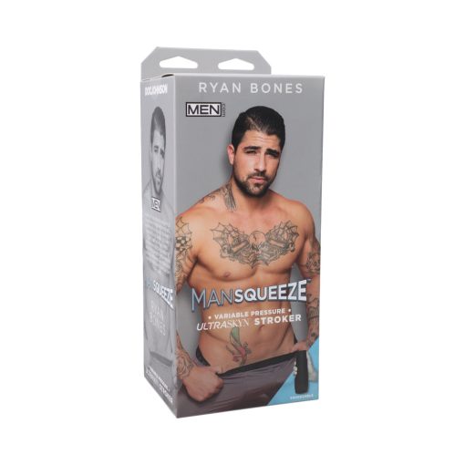 Man Squeeze- Ryan Bones - Ultraskyn Stroker - Ass Vanilla