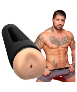 Man Squeeze- Ryan Bones - Ultraskyn Stroker - Ass Vanilla