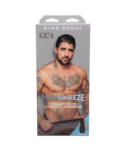 Man Squeeze- Ryan Bones - Ultraskyn Stroker - Ass Vanilla