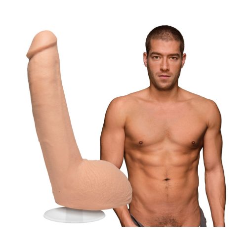 Signature Cocks - Xander Corvus - 9In Ultraskyncock W/Removable Vac-U-Lock Suction Cup Vanilla - Image 5