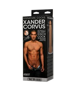 Signature Cocks - Xander Corvus - 9In Ultraskyncock W/Removable Vac-U-Lock Suction Cup Vanilla