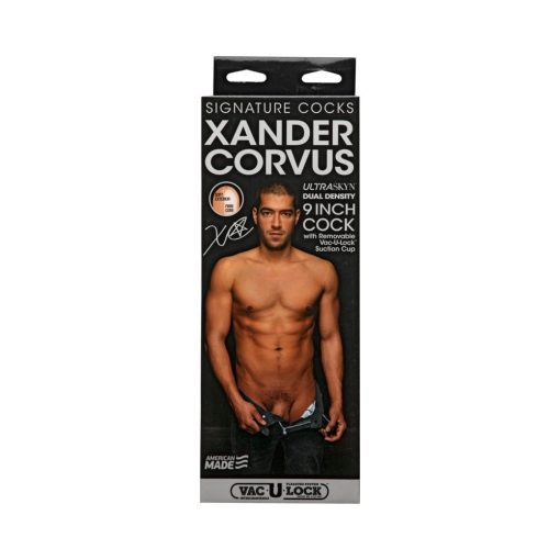 Signature Cocks - Xander Corvus - 9In Ultraskyncock W/Removable Vac-U-Lock Suction Cup Vanilla - Image 8