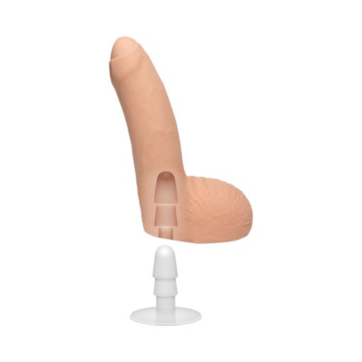 Signature Cocks - William Seed - 8In Ultraskyn Cock W/Removable Vac-U-Lock Suction Cup Vanilla - Image 5