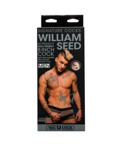 Signature Cocks - William Seed - 8In Ultraskyn Cock W/Removable Vac-U-Lock Suction Cup Vanilla