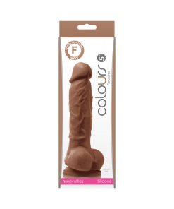 Colours Pleasures 5 In. Dildo Brown