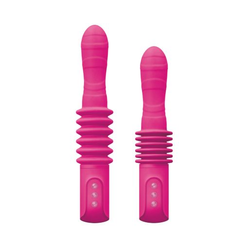 Inya Deep Stroker Rechargeable Thrusting Vibrator Pink - Image 2