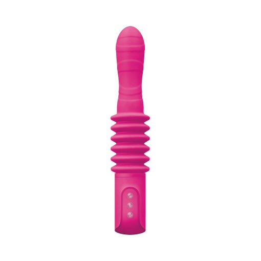Inya Deep Stroker Rechargeable Thrusting Vibrator Pink - Image 3