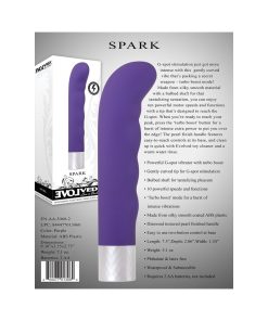 Evolved Spark Rechargeable G-Spot Vibrator Purple
