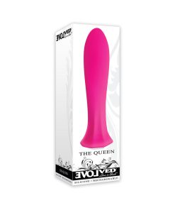 Evolved The Queen Rechargeable Silicone Mini Vibrator Pink
