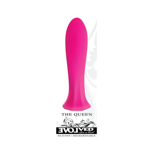 Evolved The Queen Rechargeable Silicone Mini Vibrator Pink - Image 6