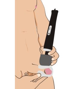 Wand Essentials Vibra-Stroke Wrapped Wand Attachment