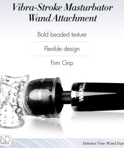 Wand Essentials Vibra-Stroke Wrapped Wand Attachment