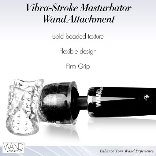 Wand Essentials Vibra-Stroke Wrapped Wand Attachment - Image 8