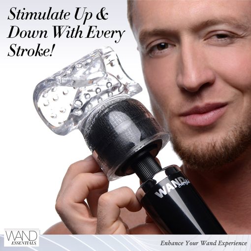 Wand Essentials Vibra-Stroke Wrapped Wand Attachment - Image 9