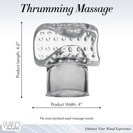 Wand Essentials Vibra-Stroke Wrapped Wand Attachment - Image 10