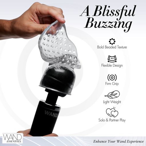 Wand Essentials Vibra-Stroke Wrapped Wand Attachment - Image 11