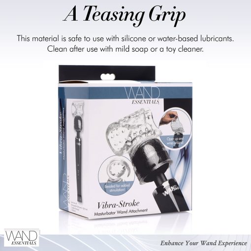 Wand Essentials Vibra-Stroke Wrapped Wand Attachment - Image 12