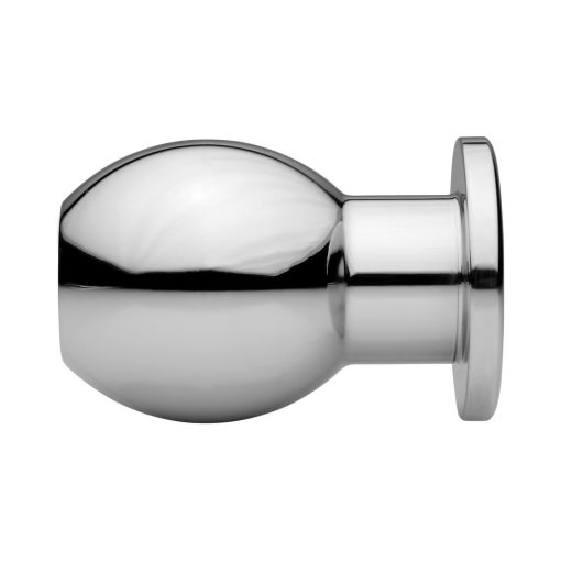 Master Series Small Abyss Steel Hollow Anal Plug - Image 5