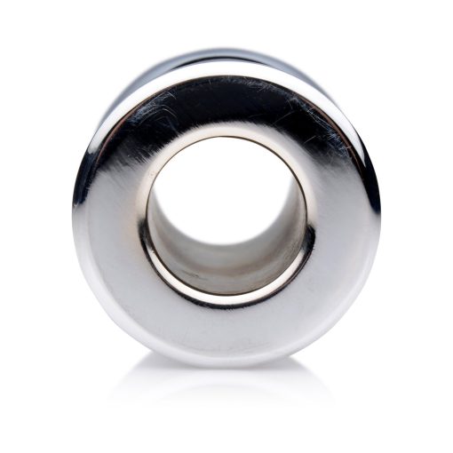 Master Series Small Abyss Steel Hollow Anal Plug - Image 8