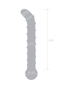 Glas Mr. Swirly 6.5 In. G-Spot Glass Dildo
