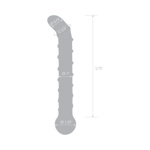 Glas Mr. Swirly 6.5 In. G-Spot Glass Dildo - Image 7