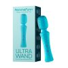 Femmefunn Ultra Wand Rechargeable Flexible Textured Silicone Vibrator Turquoise