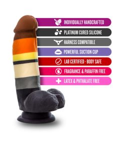 Avant Pride P9 Bear 7 In. Silicone Dildo With Balls