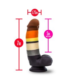 Avant Pride P9 Bear 7 In. Silicone Dildo With Balls