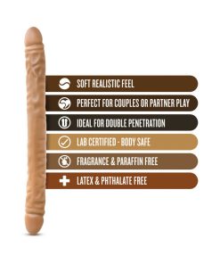 Dr. Skin 18 In. Double Dildo Tan