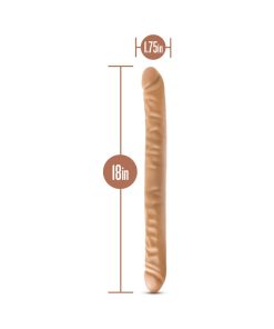 Dr. Skin 18 In. Double Dildo Tan