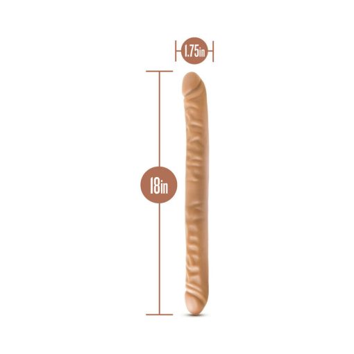 Dr. Skin 18 In. Double Dildo Tan - Image 5