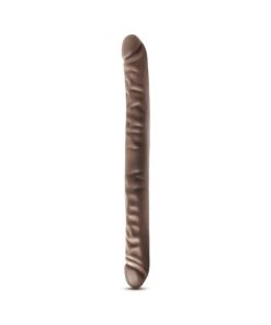 Dr. Skin 18 In. Double Dildo Brown