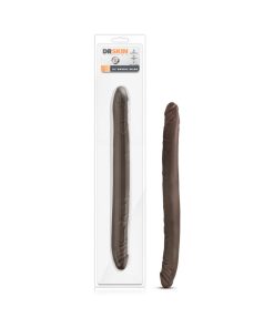 Dr. Skin 16 In. Double Dildo Brown