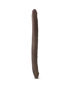 Dr. Skin 16 In. Double Dildo Brown