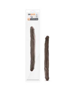 Dr. Skin 14 In. Double Dildo Brown