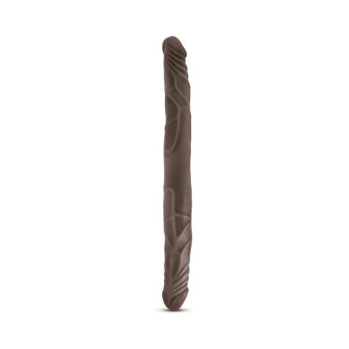Dr. Skin 14 In. Double Dildo Brown - Image 2