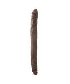 Dr. Skin 14 In. Double Dildo Brown