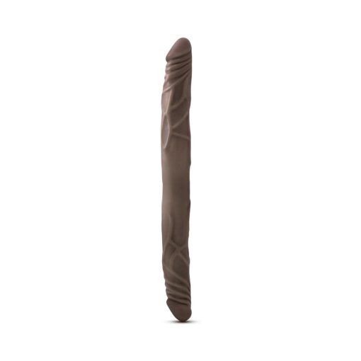 Dr. Skin 14 In. Double Dildo Brown - Image 3