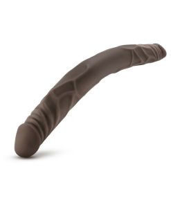Dr. Skin 14 In. Double Dildo Brown