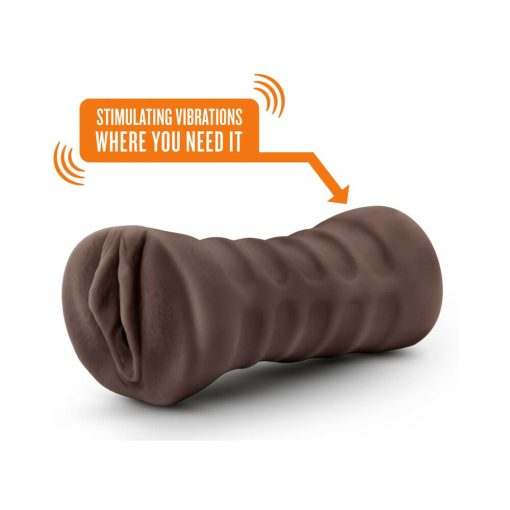 Hot Chocolate Brianna Vagina Stroker With Bullet Vibrator Brown - Image 4