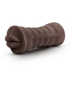 Hot Chocolate Heather Oral Stroker With Bullet Vibrator Brown
