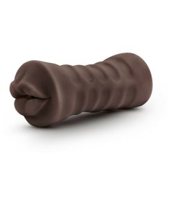 Hot Chocolate Renee Oral Stroker With Bullet Vibrator Brown