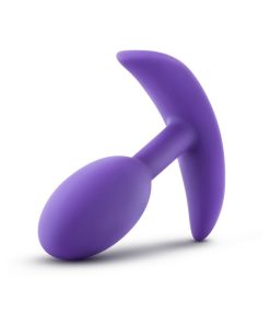 Luxe Wearable Vibra Slim Plug Small Purple