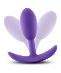 Luxe Wearable Vibra Slim Plug Small Purple