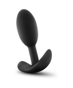 Luxe Wearable Vibra Slim Plug Small Black